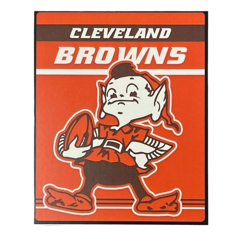 Cleveland Browns Elf 50 Cleveland Browns Elf 50" x 60" Signature Plush Raschel Blanket