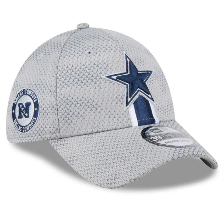 Dallas Cowboys Men’s Gray New Era Sideline 39THIRTY Hat