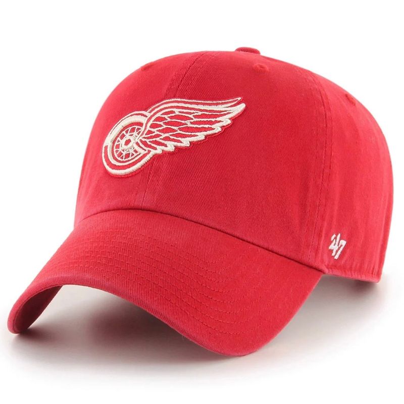 Detroit Red Wings Men’s Red 47 Brand Clean Up Adjustable Hat