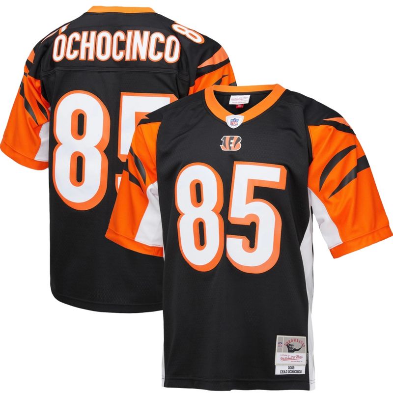 Cincinnati Bengals Chad Ochocinco 2009 Men's Black Mitchell & Ness Legacy Jersey Cincinnati Bengals Chad Ochocinco 2009 Men's Black Mitchell & Ness Legacy Jersey