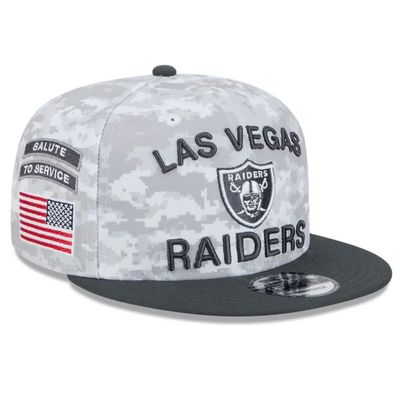 Las Vegas Raiders Men's New Era Salute To Service 9FIFTY Snapback Hat Las Vegas Raiders Men's New Era Salute To Service 9FIFTY Snapback Hat