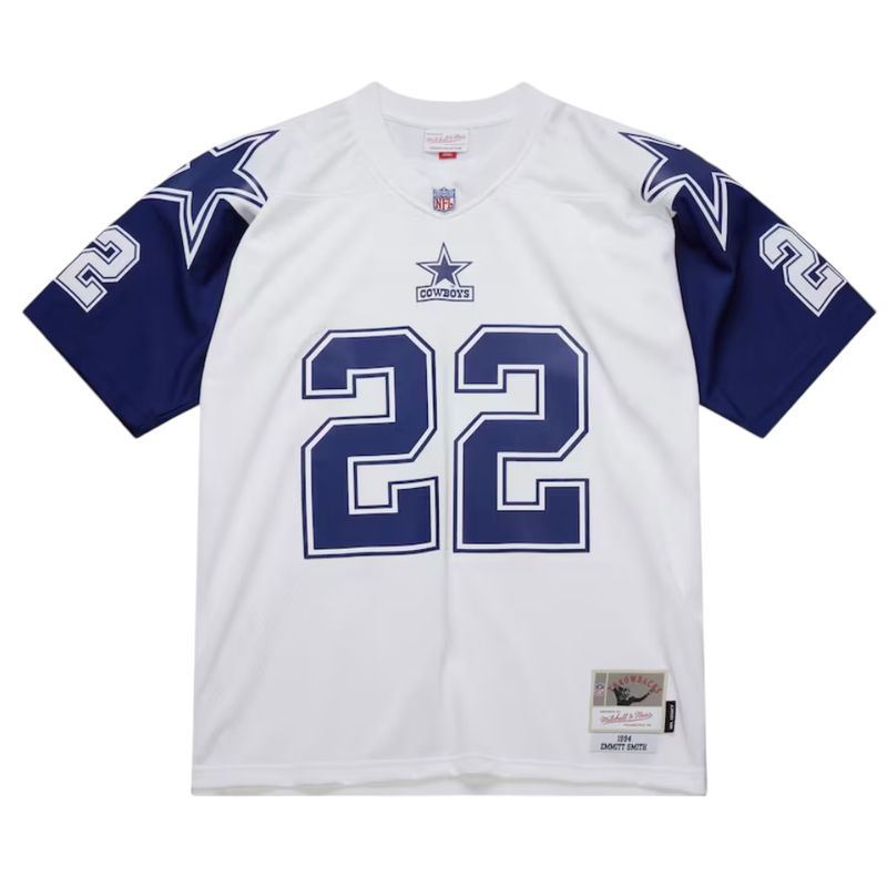 Dallas Cowboys Emmitt Smith 1994 White Mitchell & Ness Men's Legacy Jersey