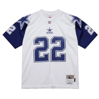 Dallas Cowboys Emmitt Smith 1994 White Mitchell & Ness Men's Legacy Jersey Dallas Cowboys Emmitt Smith 1994 White Mitchell & Ness Men's Legacy Jersey