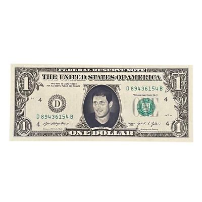 Steve Young Famous Face Dollar Bill
