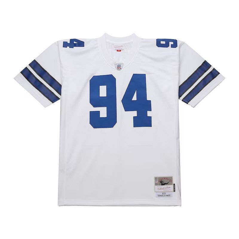 Dallas Cowboys DeMarcus Ware 2005 Men's White Mitchell & Ness Legacy Jersey Dallas Cowboys DeMarcus Ware 2005 Men's White Mitchell & Ness Legacy Jersey