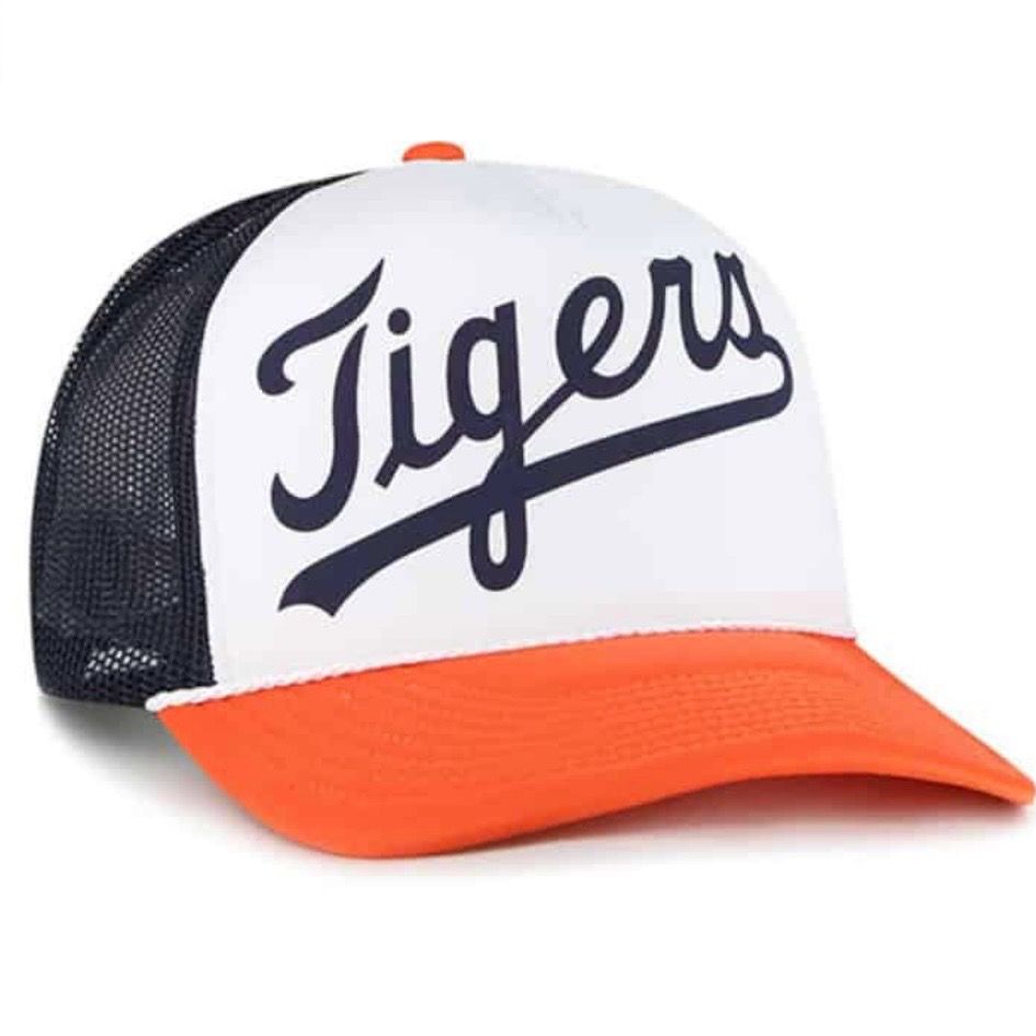 Detroit Tigers Men's Cooperstown Foam 47 Trucker Adjustable Hat Detroit Tigers Men's Cooperstown Foam 47 Trucker Adjustable Hat
