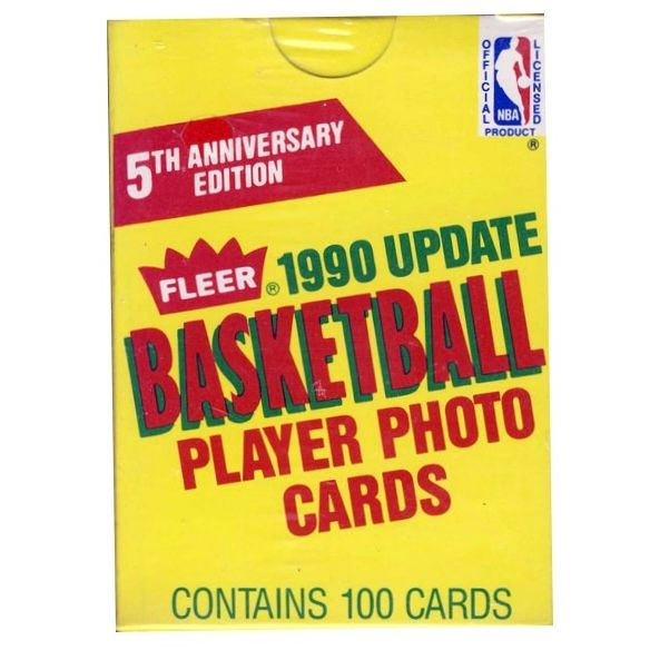 1990 Fleer Update Basketball Factory Sealed Box