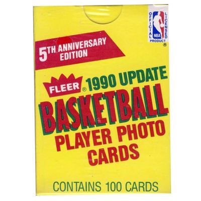 1990 Fleer Update Basketball Factory Sealed Box