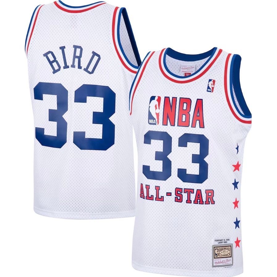 Boston Celtics Larry Bird Men's White All-Star Mitchell & Ness Swingman Jersey Boston Celtics Larry Bird Men's White All-Star Mitchell & Ness Swingman Jersey