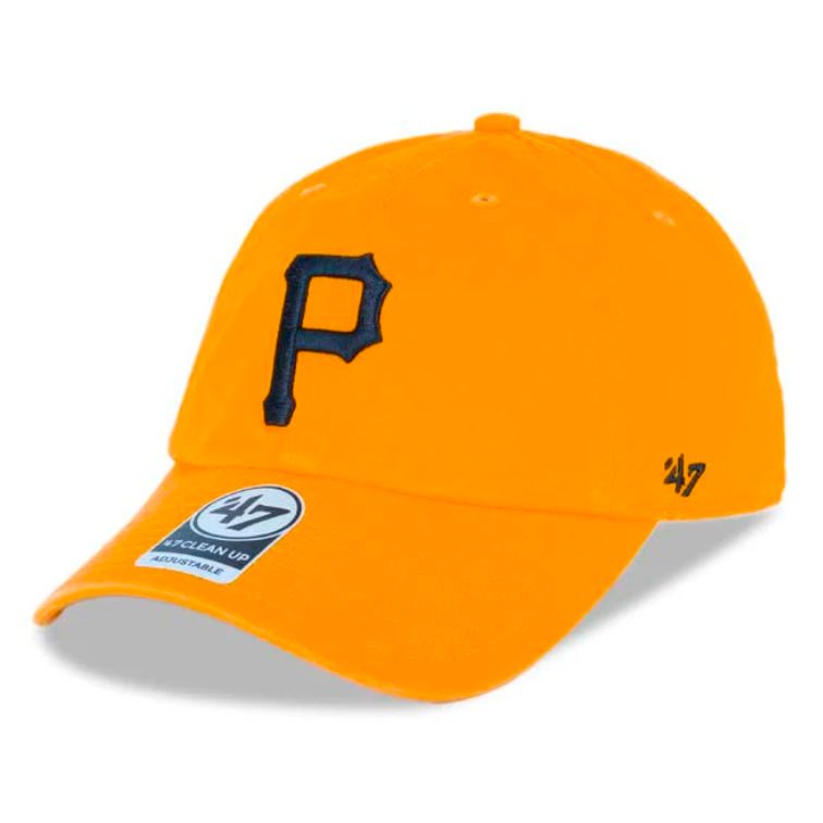 Pittsburgh Pirates Men’s Gold 47 Brand Clean Up Adjustable Hat Pittsburgh Pirates Men’s Gold 47 Brand Clean Up Adjustable Hat