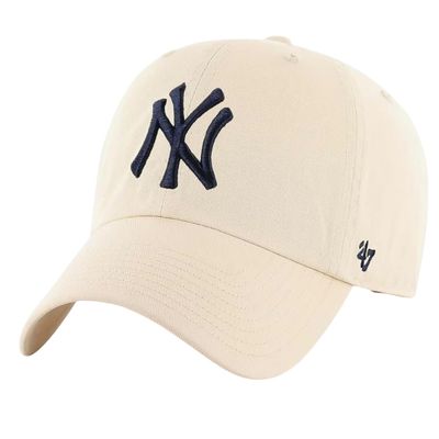 New York Yankees Men’s Natural 47 Brand Clean Up Adjustable Hat