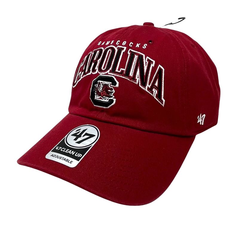 South Carolina Gamecocks Men’s Razor Red 47 Brand Clean Up Adjustable Hat South Carolina Gamecocks Men’s Razor Red 47 Brand Clean Up Adjustable Hat