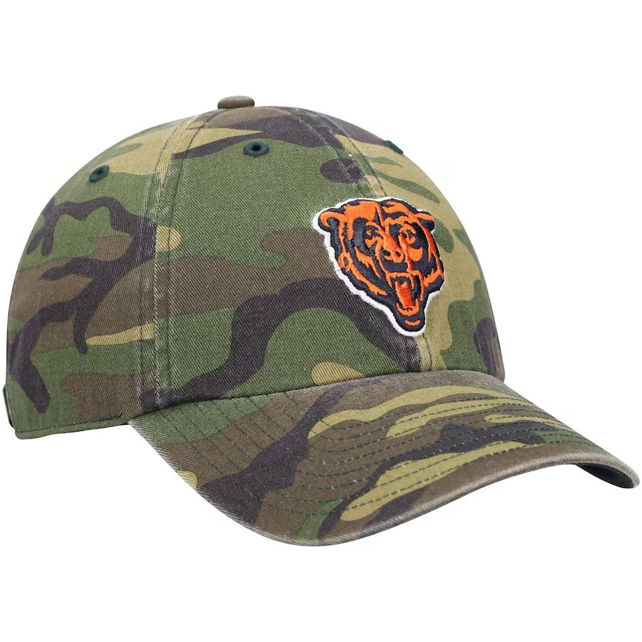 Chicago Bears Men’s Camo 47 Clean Up Adjustable Hat