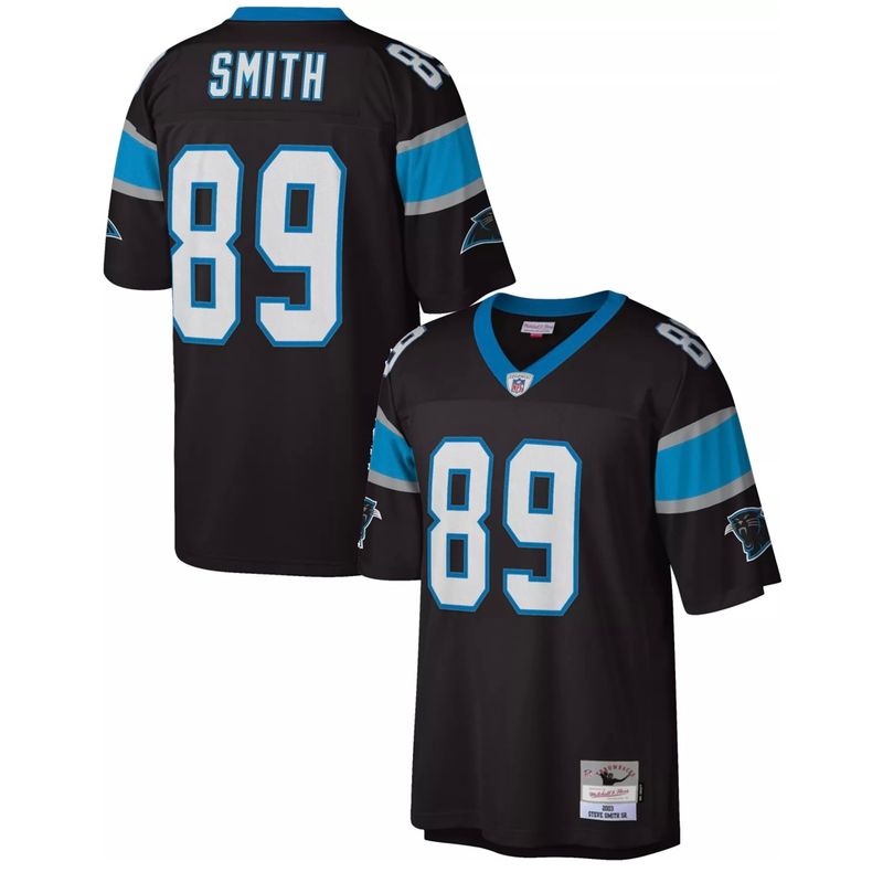 Carolina Panthers Steve Smith Sr 2003 Black Mitchell & Ness Men's Legacy Jersey Carolina Panthers Steve Smith Sr 2003 Black Mitchell & Ness Men's Legacy Jersey