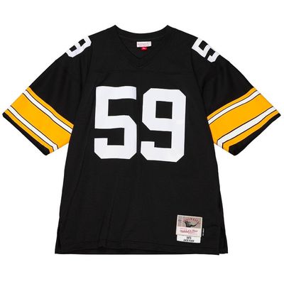 Pittsburgh Steelers Jack Ham 1976 Black Mitchell & Ness Men's Legacy Jersey Pittsburgh Steelers Jack Ham 1976 Black Mitchell & Ness Men's Legacy Jersey
