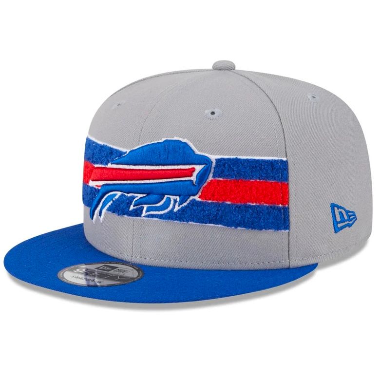 Buffalo Bills Men's Gray Band New Era 9Fifty Snapback Hat Buffalo Bills Men's Gray Band New Era 9Fifty Snapback Hat