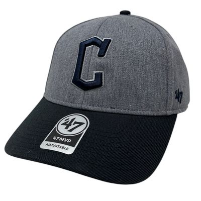 Cleveland Guardians Men's Charcoal 47 Brand MVP Granite Adjustable Hat Cleveland Guardians Men's Charcoal 47 Brand MVP Granite Adjustable Hat