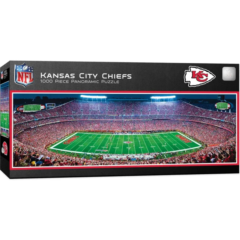 Kansas City Chiefs 1000 Piece Panoramic Puzzle