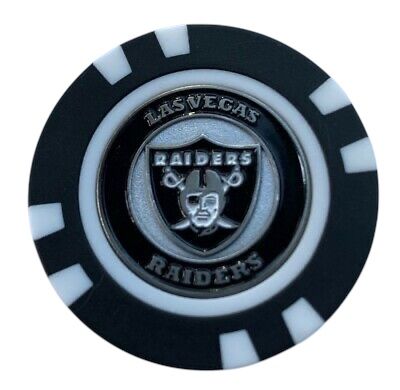 Las Vegas Raiders Golf Ball Marker Poker Chip