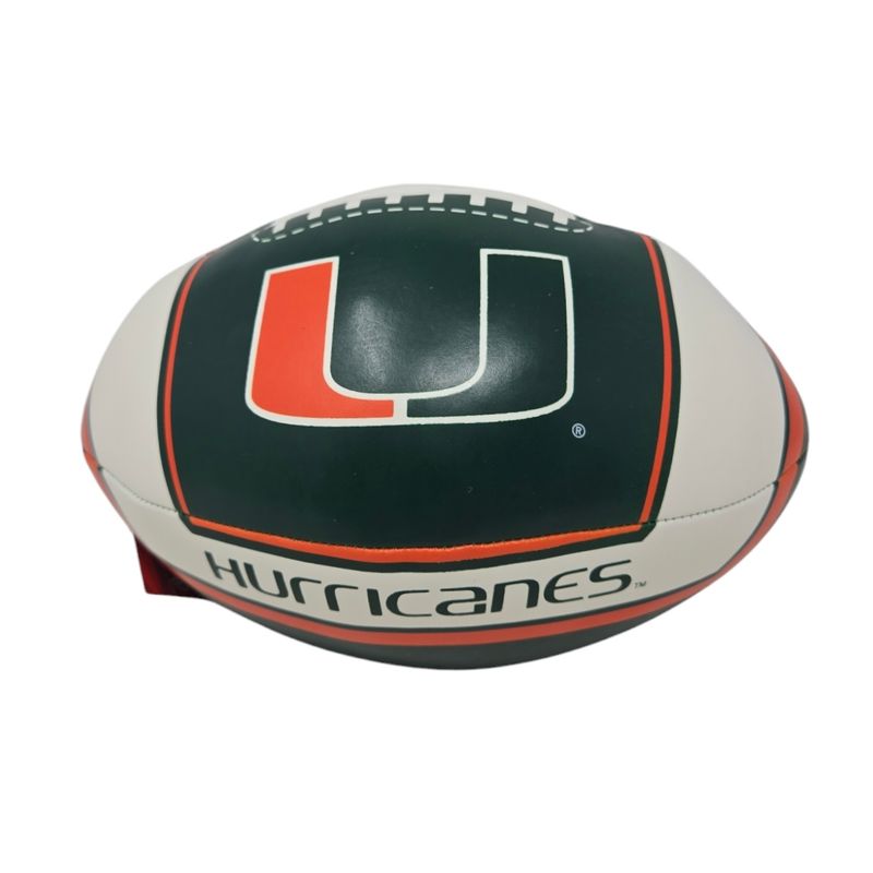 Miami Hurricanes 8 Miami Hurricanes 8" Goal Line Softee Football