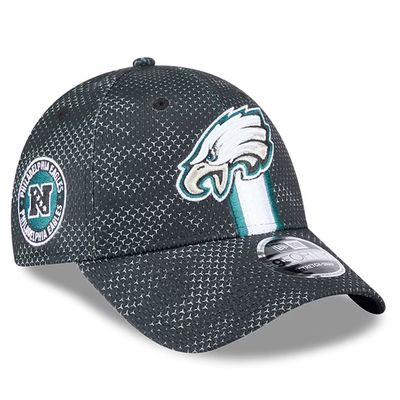 Philadelphia Eagles Men's New Era Black Sideline 9Forty Stretch-Snap Hat Philadelphia Eagles Men's New Era Black Sideline 9Forty Stretch-Snap Hat