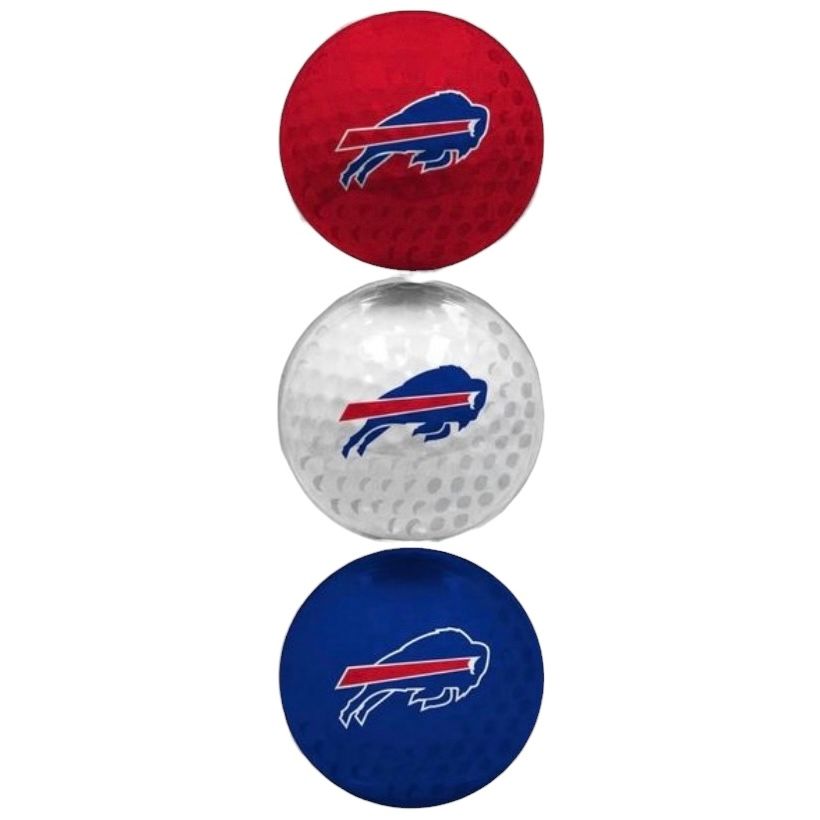 Buffalo Bills Set of 3 Golf Balls