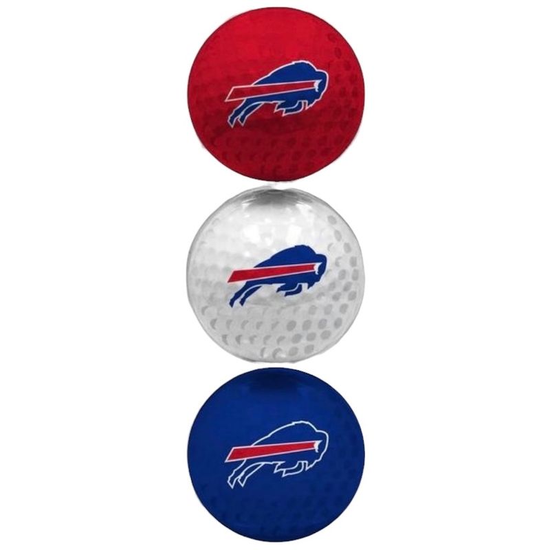 Buffalo Bills Set of 3 Golf Balls Buffalo Bills Set of 3 Golf Balls