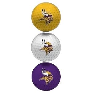 Minnesota Vikings Set of 3 Golf Balls