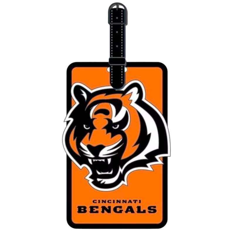 Cincinnati Bengals Rubber Luggage Tag Cincinnati Bengals Rubber Luggage Tag
