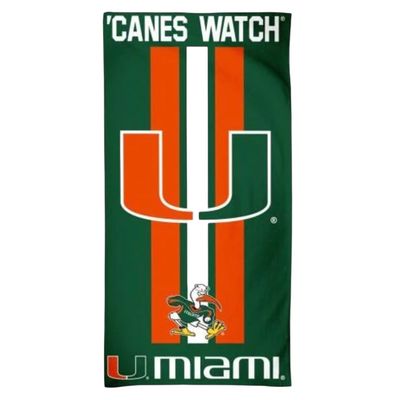 Miami Hurricanes Beach Towel