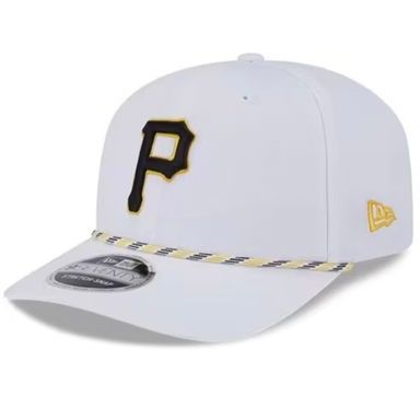 Pittsburgh Pirates Men's White Multi Rope New Era 9Seventy Stretch-Snap Hat