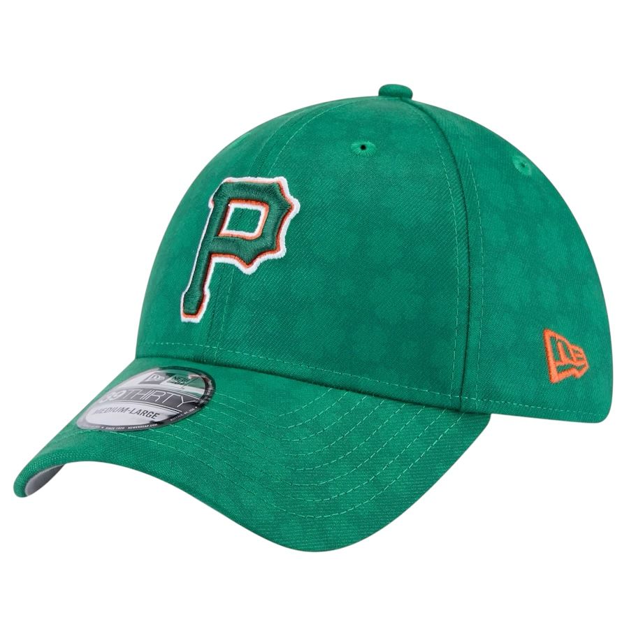 Pittsburgh Pirates Men’s Green New Era 39Thirty St. Patrick's Day Flex Fit Hat Hat
