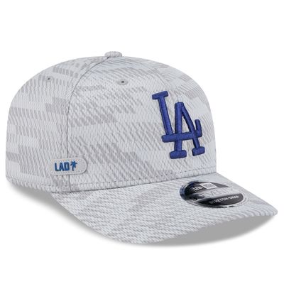 Los Angeles Dodgers Men's Gray Spring Training New Era 9Seventy Stretch-Snap Hat Los Angeles Dodgers Men's Gray Spring Training New Era 9Seventy Stretch-Snap Hat