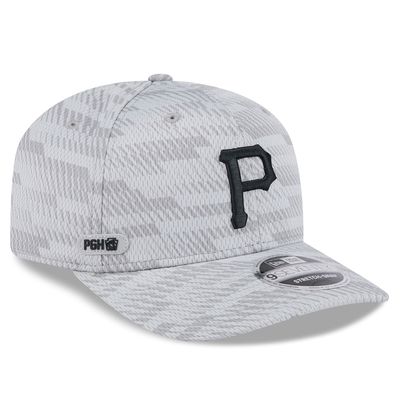 Pittsburgh Pirates Men's Gray Spring Training New Era 9Seventy Stretch-Snap Hat Pittsburgh Pirates Men's Gray Spring Training New Era 9Seventy Stretch-Snap Hat