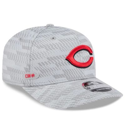 Cincinnati Reds Men's Gray Spring Training New Era 9Seventy Stretch-Snap Hat Cincinnati Reds Men's Gray Spring Training New Era 9Seventy Stretch-Snap Hat
