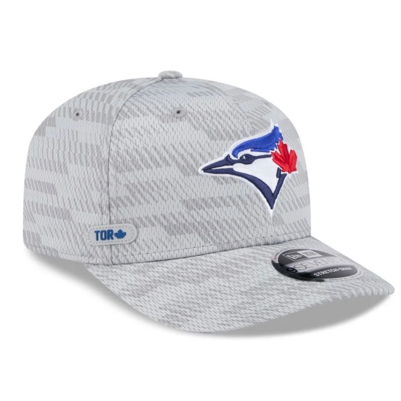 Toronto Blue Jays Men's Gray Spring Training New Era 9Seventy Stretch-Snap Hat