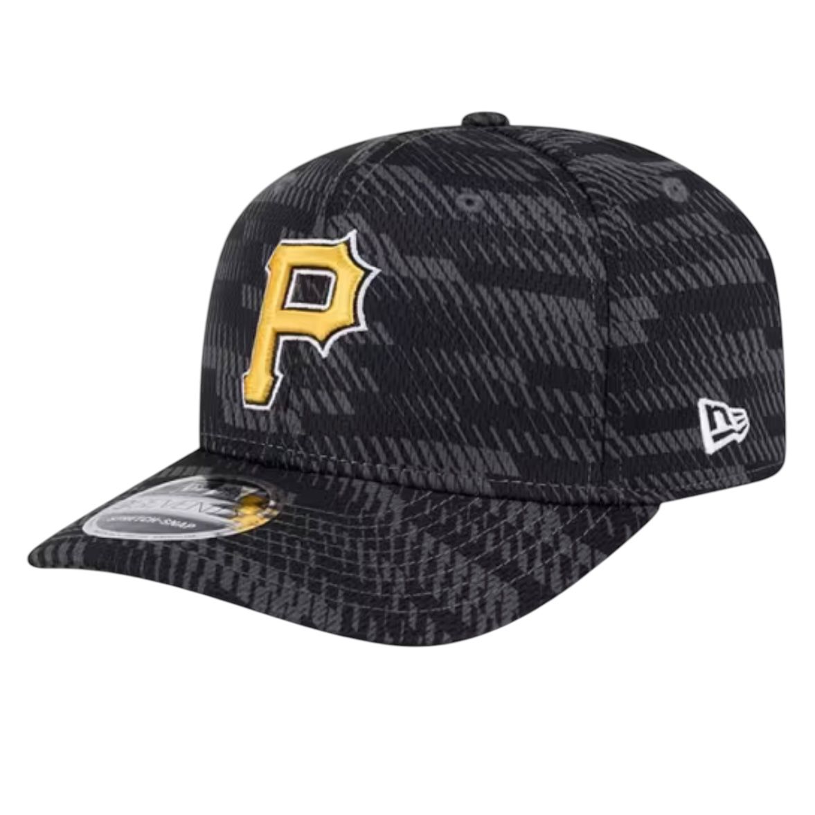 Pittsburgh Pirates Men's Black Spring Training New Era 9Seventy Stretch-Snap Hat