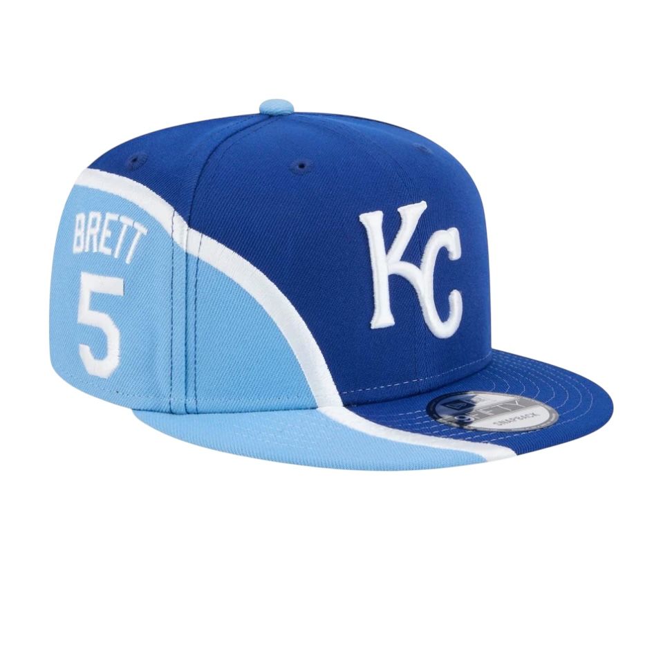 Kansas City Royals George Brett Men's New Era 9Fifty Snapback Hat Kansas City Royals George Brett Men's New Era 9Fifty Snapback Hat