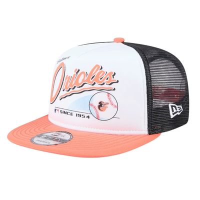 Baltimore Orioles Men's New Era 9Fifty Trucker Snapback Hat Baltimore Orioles Men's New Era 9Fifty Trucker Snapback Hat
