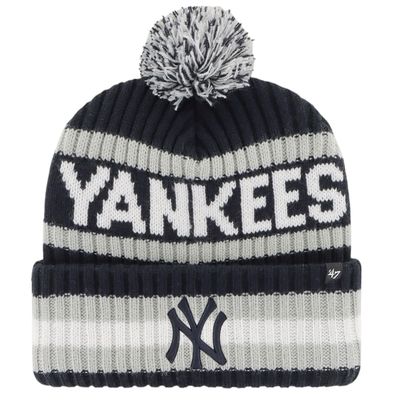 New York Yankees Men’s 47 Bering Cuffed Pom Knit Hat New York Yankees Men’s 47 Bering Cuffed Pom Knit Hat