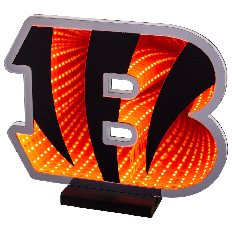 Cincinnati Bengals LED Infinity Logo Light Cincinnati Bengals LED Infinity Logo Light