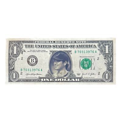 Shohei Ohtani Famous Face Dollar Bill