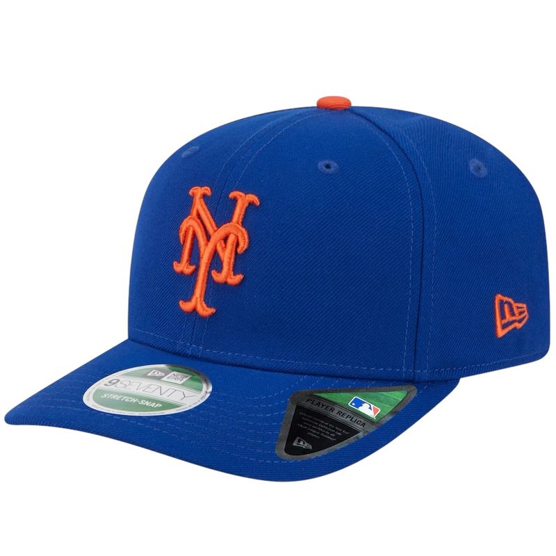 New York Mets Men's Blue New Era 9Seventy Stretch-Snap Hat