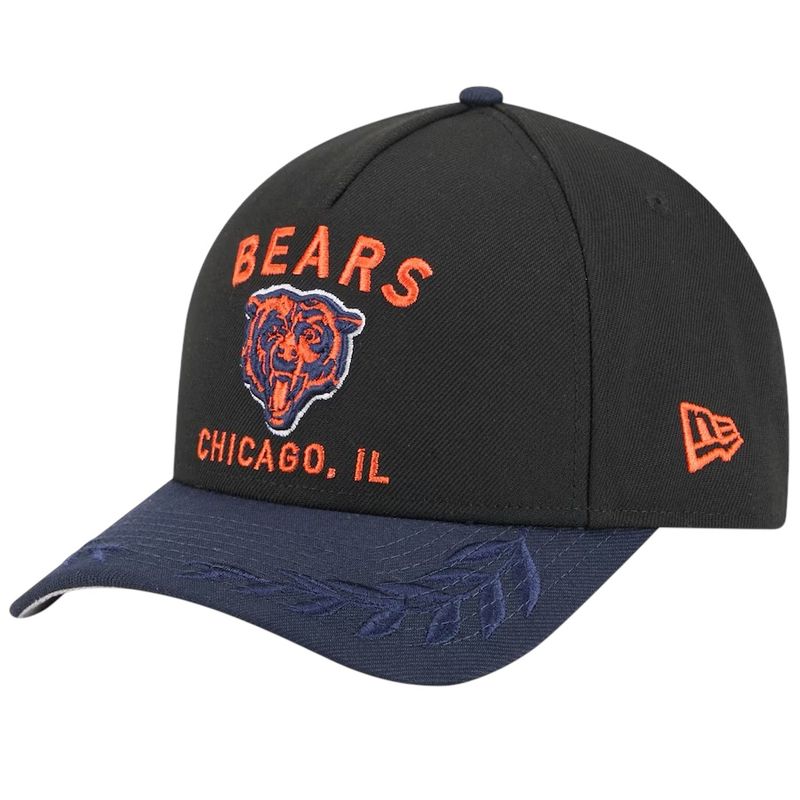 Chicago Bears Men’s New Era Black/Blue NFL Draft M-Crown 9Forty Snapback Hat