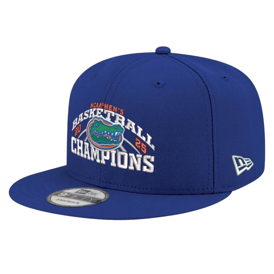 Florida Gators Men's New Era Blue 2025 NCAA National Champions 9FIFTY Snapback Hat