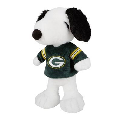 Green Bay Packers Snoopy Peanuts Team Jersey Plush