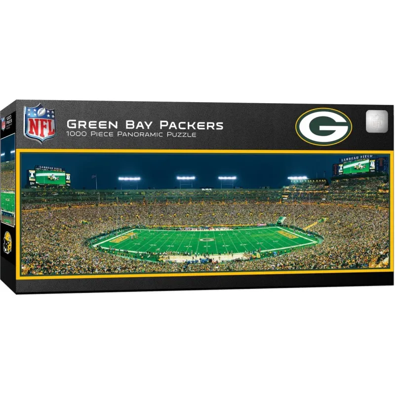 Green Bay Packers 1000 Piece Panoramic Puzzle Green Bay Packers 1000 Piece Panoramic Puzzle