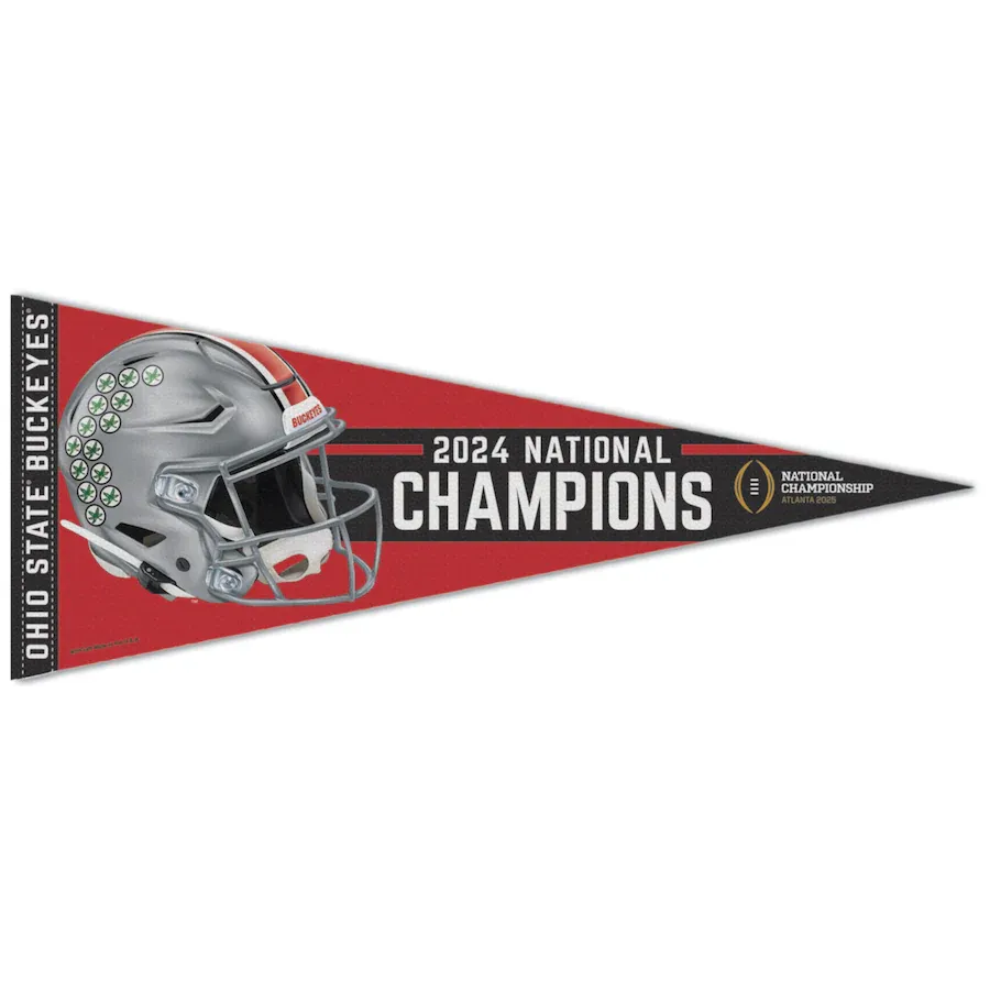 Ohio State Buckeyes 2024 National Champions 12" x 30" Premium Pennant