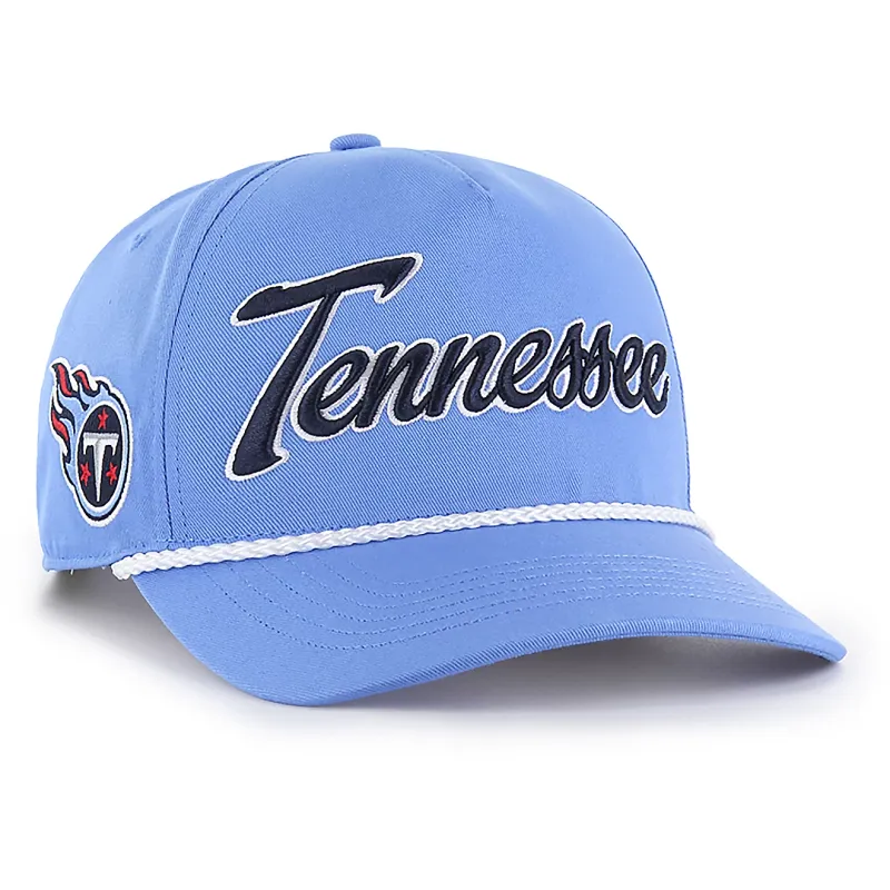 Tennessee Titans Men’s Blue Overhand Script 47 Hitch Snapback Hat
