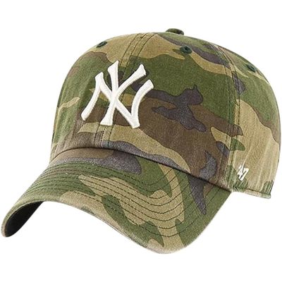 New York Yankees Men’s Camo Clean Up Adjustable Style 47 Brand Hat New York Yankees Men’s Camo Clean Up Adjustable Style 47 Brand Hat